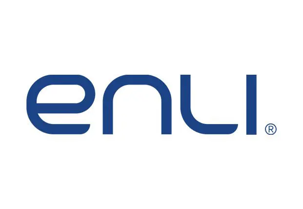 A blue and white logo of the company genlife.